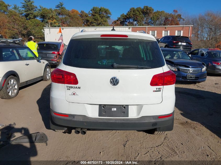 2016 Volkswagen Tiguan Se VIN: WVGBV7AX0GW509183 Lot: 40703173