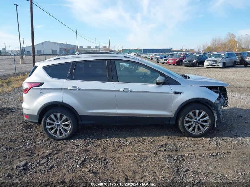 2017 Ford Escape Titanium VIN: 1FMCU9J99HUB62230 Lot: 40703175