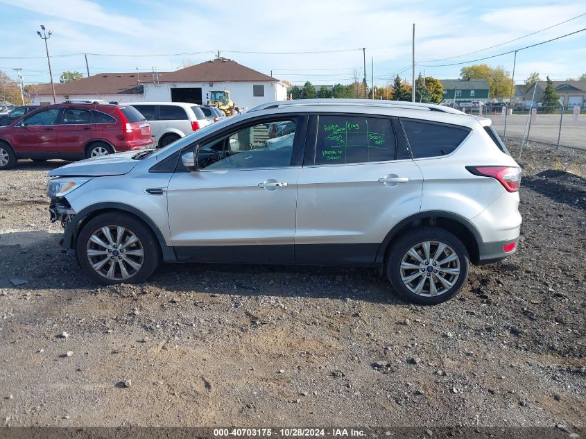 2017 Ford Escape Titanium VIN: 1FMCU9J99HUB62230 Lot: 40703175