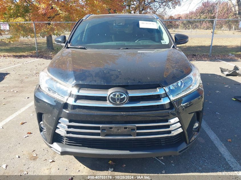 2019 Toyota Highlander Limited VIN: 5TDDZRFH5KS725148 Lot: 40703176