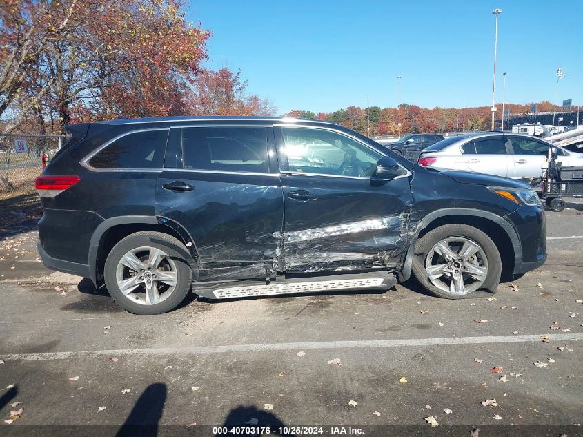 2019 Toyota Highlander Limited VIN: 5TDDZRFH5KS725148 Lot: 40703176