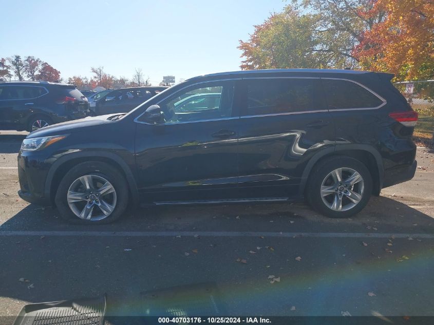 2019 Toyota Highlander Limited VIN: 5TDDZRFH5KS725148 Lot: 40703176