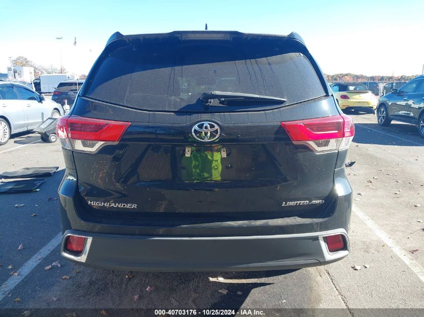 2019 Toyota Highlander Limited VIN: 5TDDZRFH5KS725148 Lot: 40703176