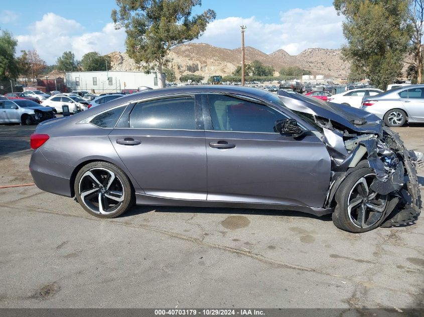 2018 Honda Accord Sport VIN: 1HGCV1F36JA263662 Lot: 40703179