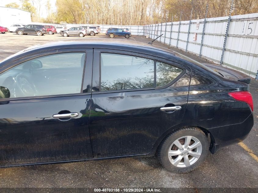 2014 Nissan Versa 1.6 Sv VIN: 3N1CN7AP0EL816187 Lot: 40703188