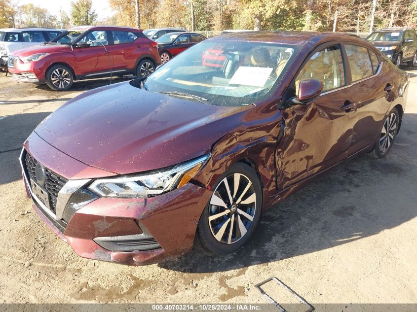 2021 Nissan Sentra Sv Xtronic Cvt VIN: 3N1AB8CV2MY320682 Lot: 40703214