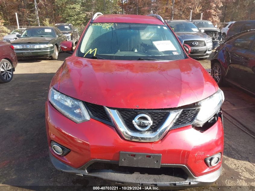 2015 Nissan Rogue Sl VIN: 5N1AT2MT4FC803831 Lot: 40703221