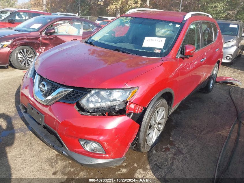 2015 Nissan Rogue Sl VIN: 5N1AT2MT4FC803831 Lot: 40703221