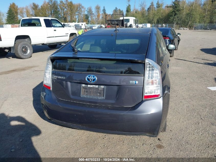 2011 Toyota Prius Two VIN: JTDKN3DU4B1378425 Lot: 40703233