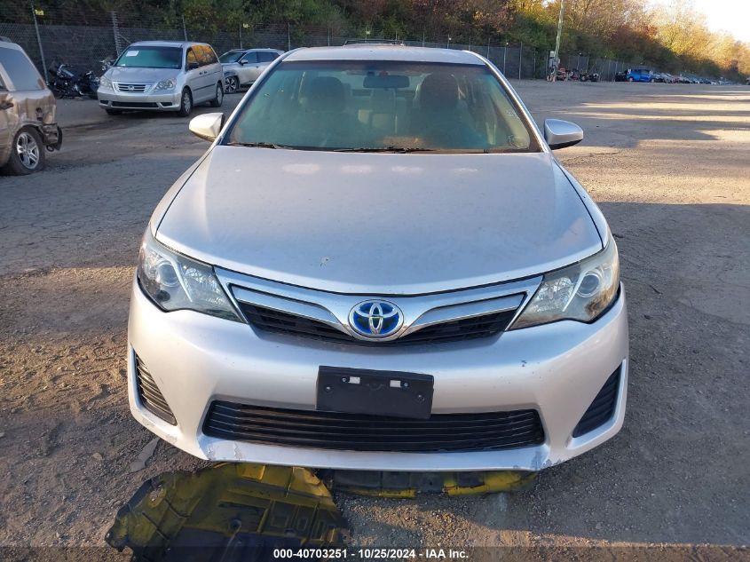 2014 Toyota Camry Hybrid Le VIN: 4T1BD1FK3EU140728 Lot: 40703251