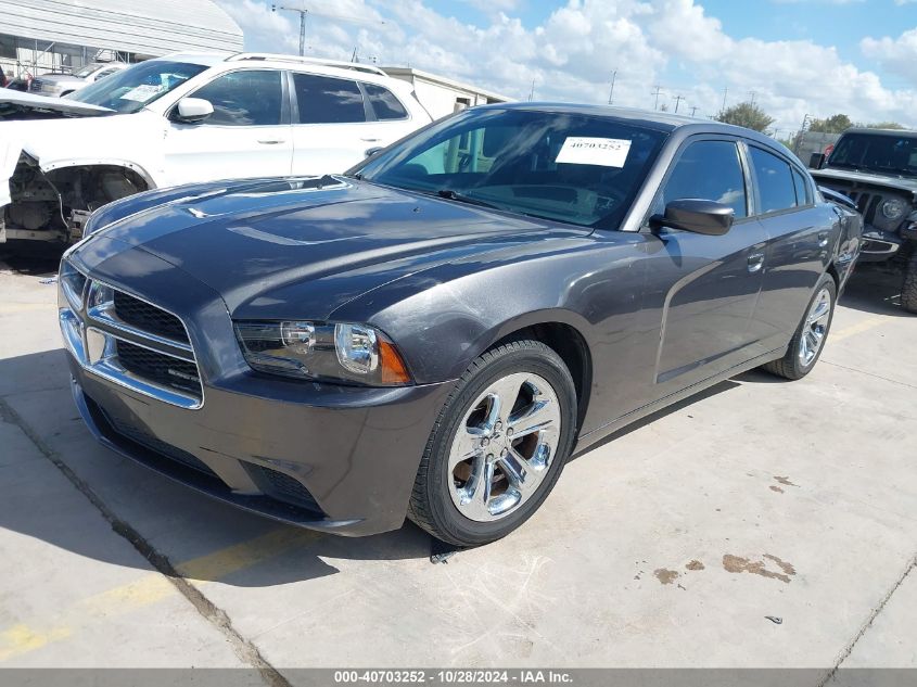 VIN 2C3CDXBG6EH154840 2014 Dodge Charger, SE no.2