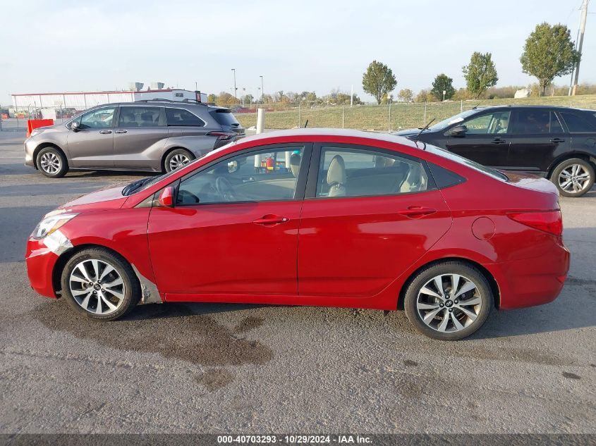 2017 Hyundai Accent Value Edition VIN: KMHCT4AE3HU370588 Lot: 40703293