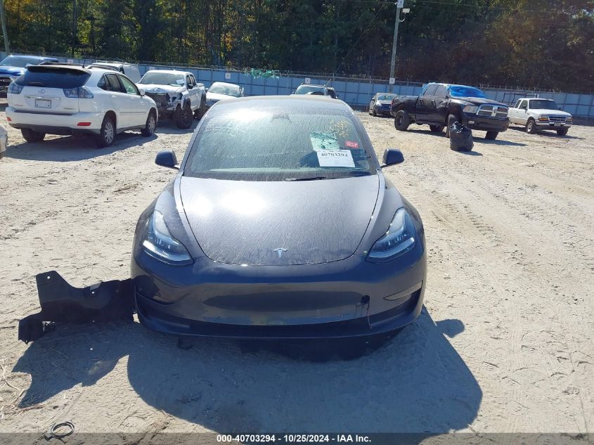 2022 Tesla Model 3 Long Range Dual Motor All-Wheel Drive VIN: 5YJ3E1EB6NF245389 Lot: 40703294