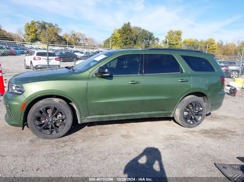 2021 Dodge Durango Gt Plus Awd VIN: 1C4RDJDGXMC663928 Lot: 40703296