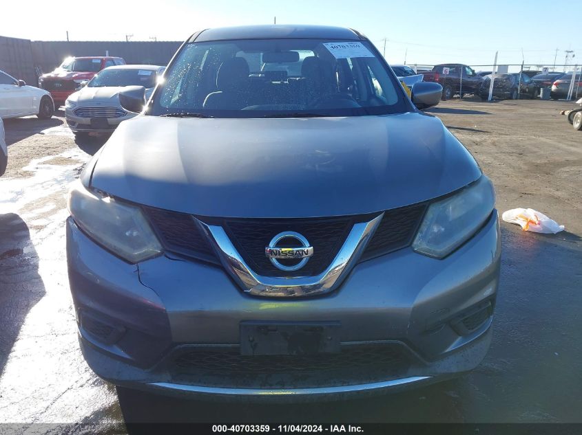 2016 Nissan Rogue S VIN: KNMAT2MT2GP662837 Lot: 40703359