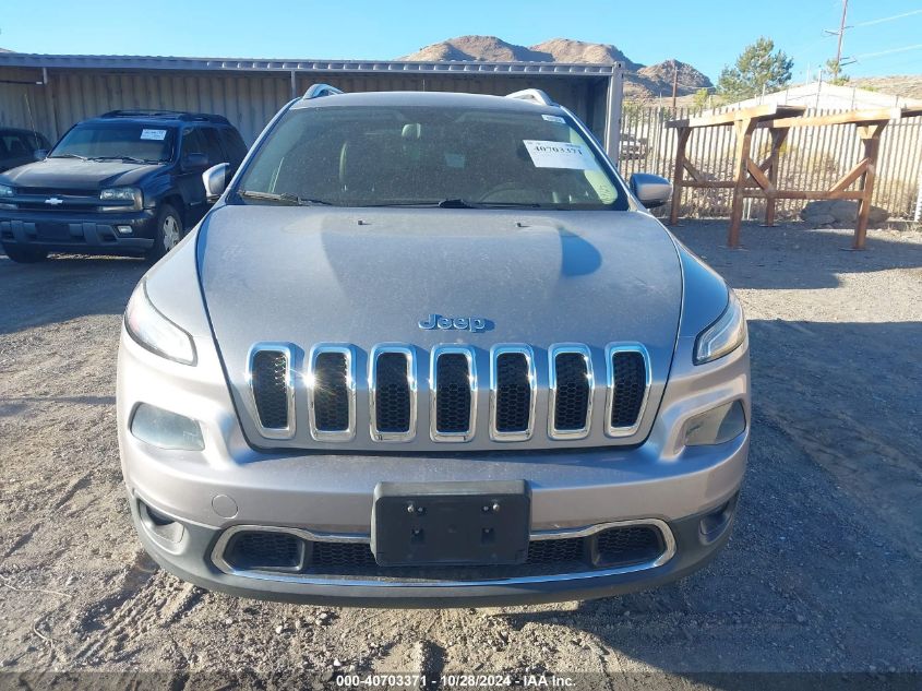 2014 Jeep Cherokee Limited VIN: 1C4PJMDB1EW280952 Lot: 40703371