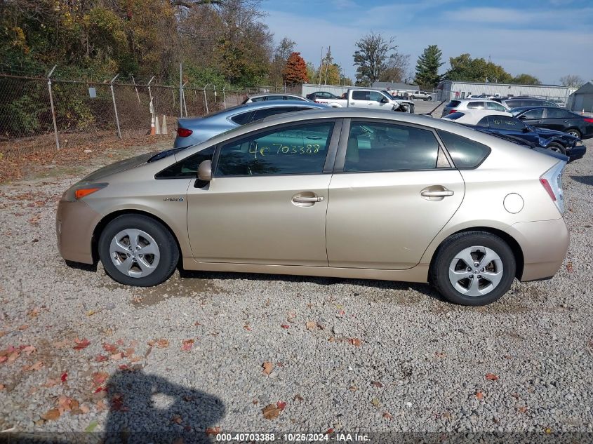 2010 Toyota Prius Iv VIN: JTDKN3DU5A0052105 Lot: 40703388