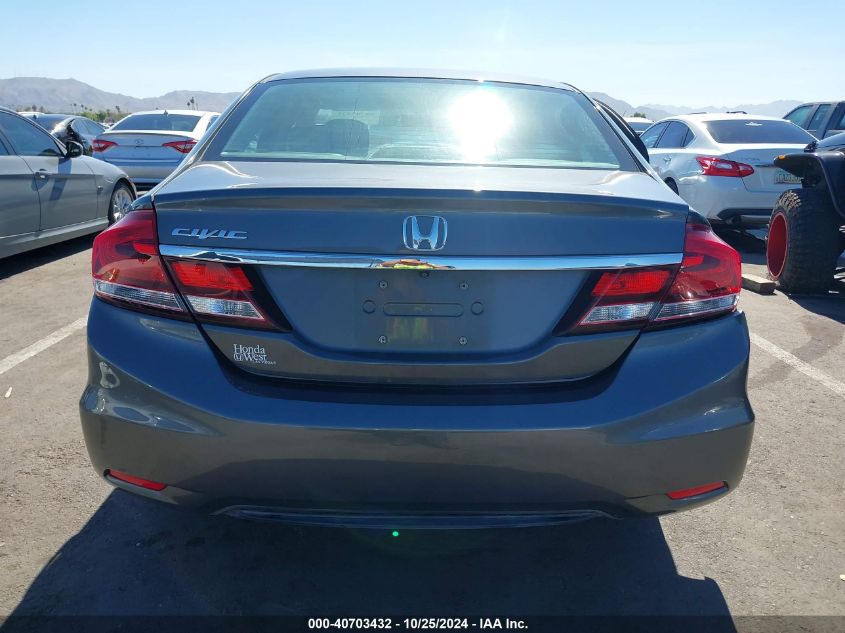 2013 Honda Civic Ex VIN: 2HGFB2F8XDH522456 Lot: 40703432