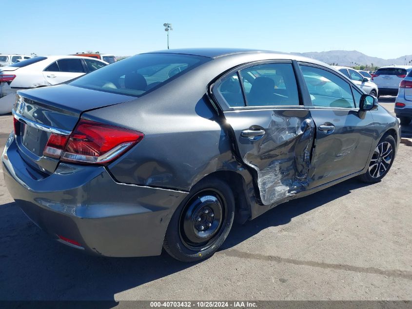 2013 Honda Civic Ex VIN: 2HGFB2F8XDH522456 Lot: 40703432