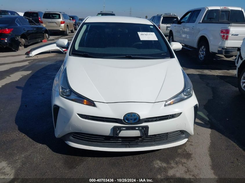 2020 Toyota Prius Le VIN: JTDKARFU4L3109486 Lot: 40703436