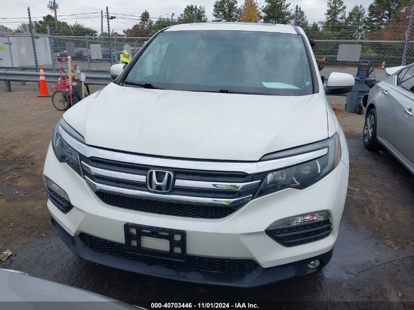 2016 Honda Pilot Ex-L VIN: 5FNYF6H55GB055107 Lot: 40703446