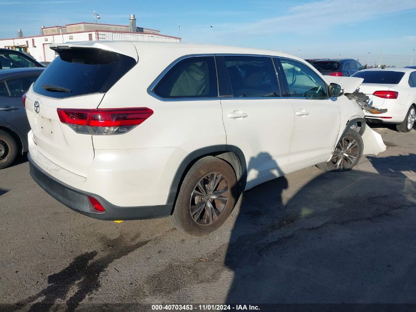 VIN 5TDZARFH4JS041591 2018 Toyota Highlander, LE no.4