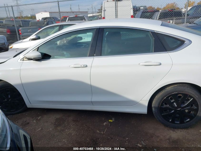 2016 Chrysler 200 Lx VIN: 1C3CCCFB1GN172554 Lot: 40703468