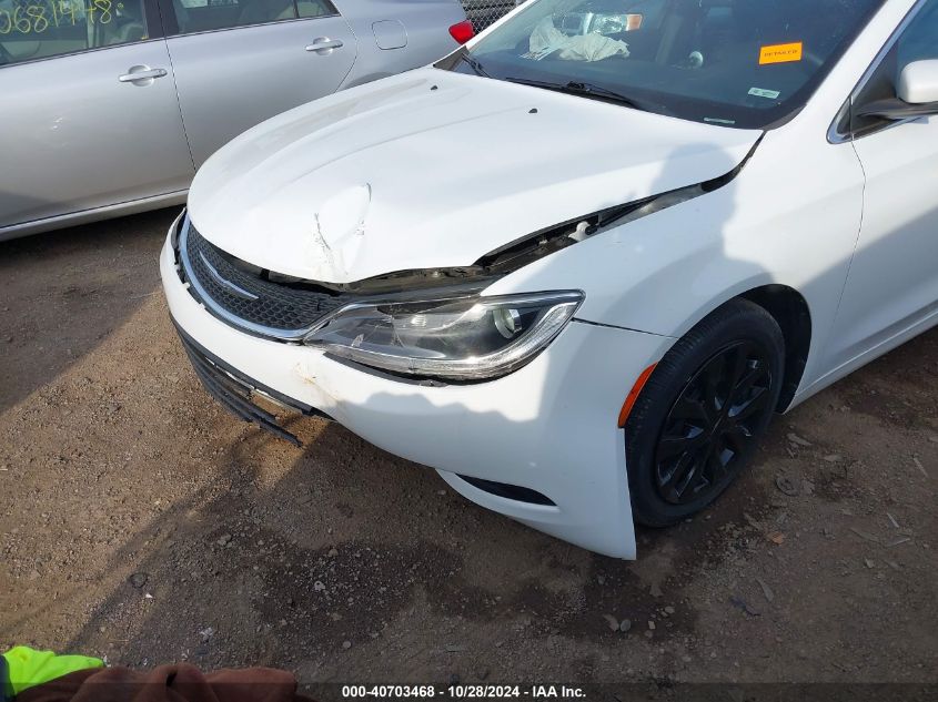 2016 Chrysler 200 Lx VIN: 1C3CCCFB1GN172554 Lot: 40703468