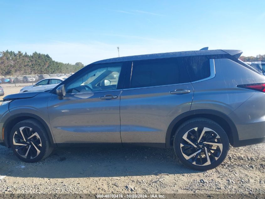 2024 Mitsubishi Outlander Se 2.5 2Wd/Se Black Edition S-Awc/Se Black Edition W/Pano Roof VIN: JA4J3VA80RZ034746 Lot: 40703476