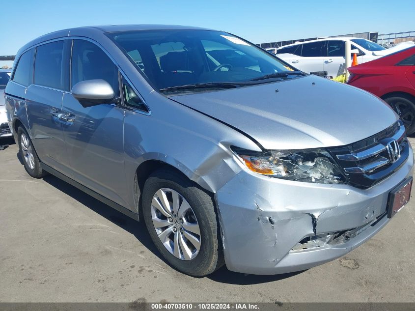 2016 Honda Odyssey Ex-L VIN: 5FNRL5H60GB075068 Lot: 40703510