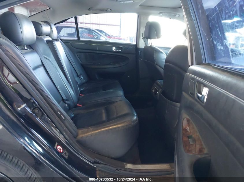 2011 Hyundai Genesis 3.8 VIN: KMHGC4DE8BU140503 Lot: 40703532