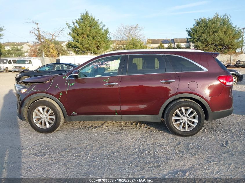 2017 Kia Sorento 2.4L Lx VIN: 5XYPGDA37HG269872 Lot: 40703539