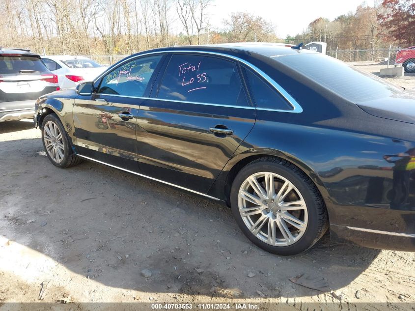 2015 Audi A8 L 4.0T VIN: WAU32AFD9FN011420 Lot: 40703553