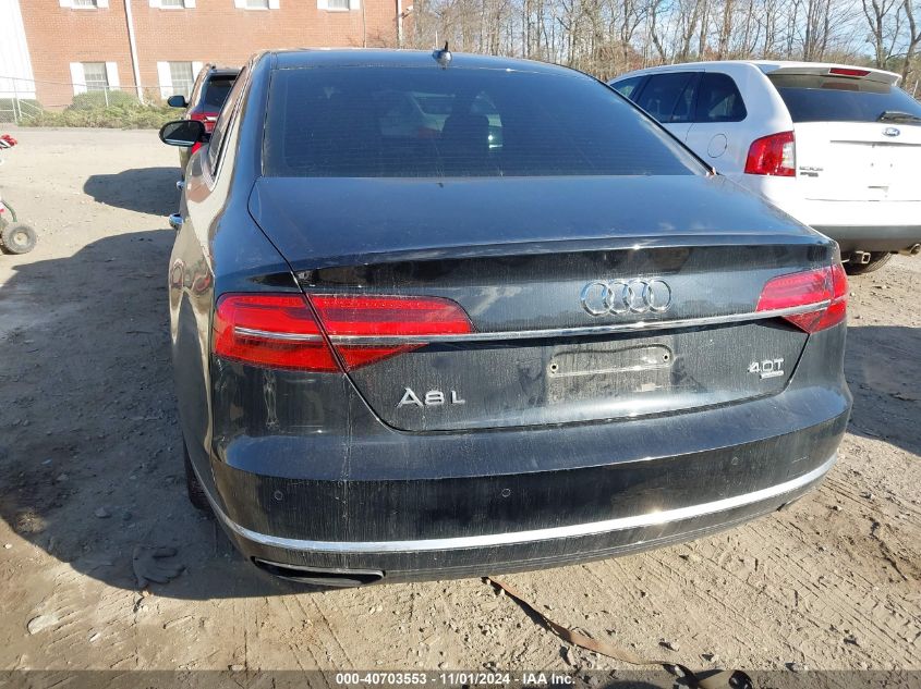 2015 Audi A8 L 4.0T VIN: WAU32AFD9FN011420 Lot: 40703553