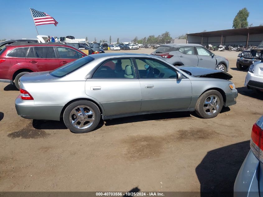 2000 Lexus Es 300 VIN: JT8BF28GXY5079081 Lot: 40703556