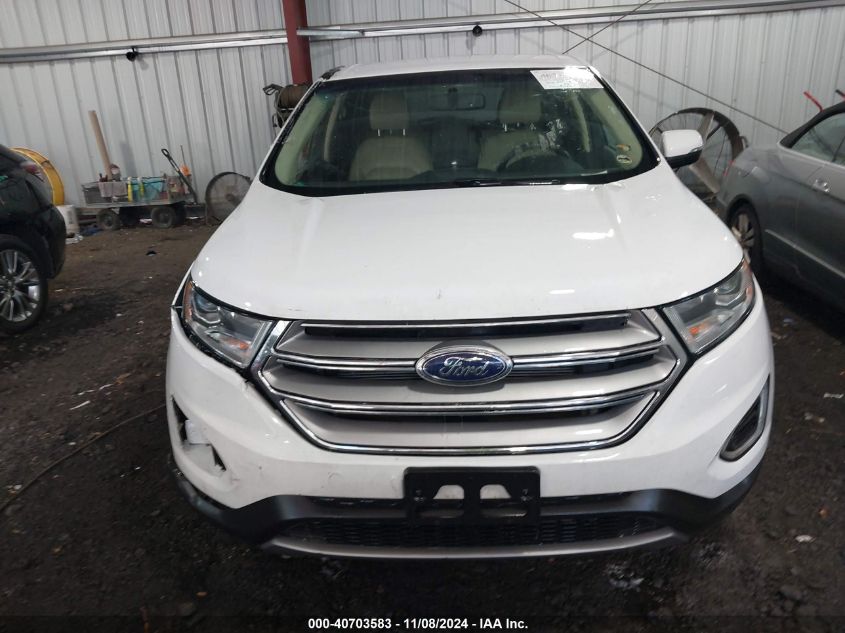 2017 Ford Edge Sel VIN: 2FMPK4J88HBB29730 Lot: 40703583