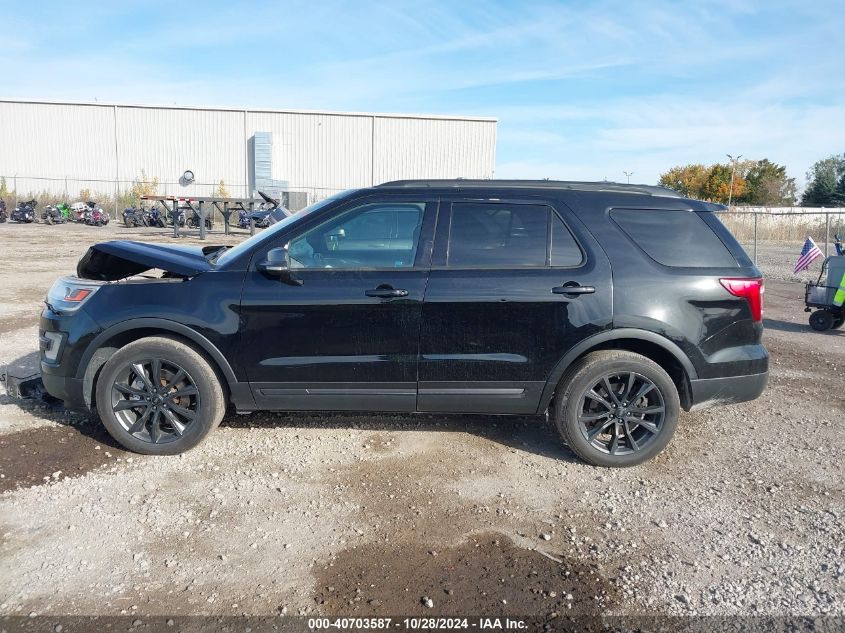 2017 Ford Explorer Xlt VIN: 1FM5K8D81HGA58261 Lot: 40703587