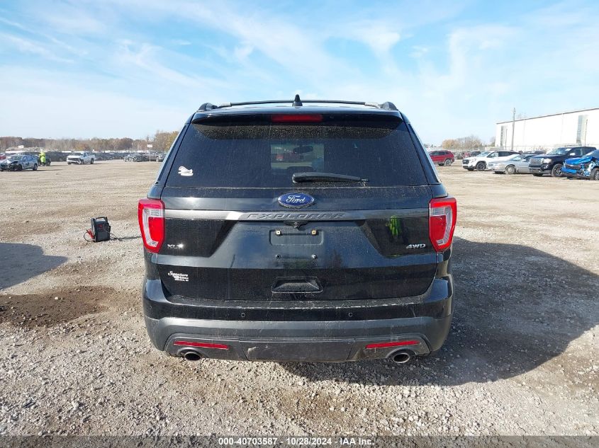 2017 Ford Explorer Xlt VIN: 1FM5K8D81HGA58261 Lot: 40703587