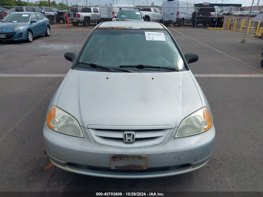 2003 Honda Civic Lx VIN: 1HGEM22543L017077 Lot: 40703609