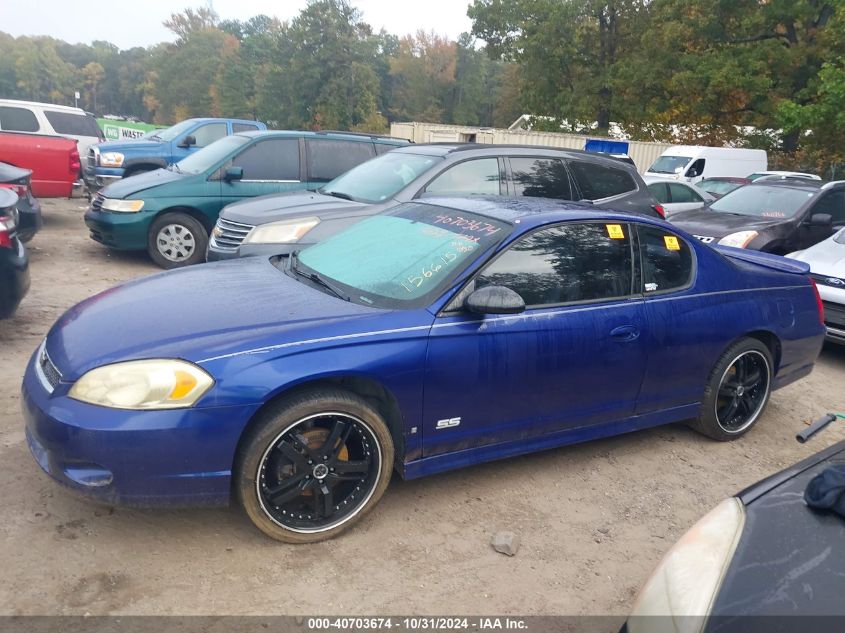 2007 Chevrolet Monte Carlo Ss VIN: 2G1WL15CX79156615 Lot: 40703674