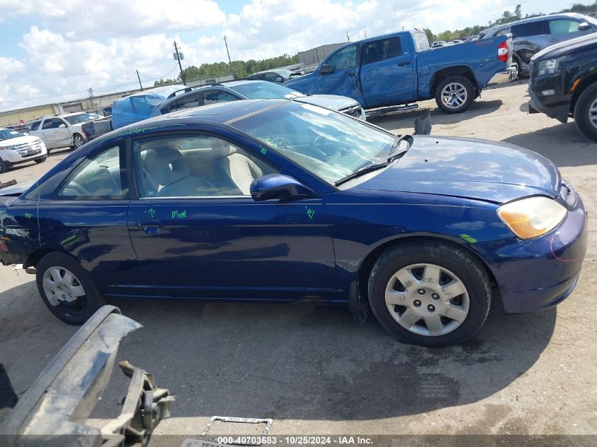 2001 Honda Civic Ex VIN: 1HGEM22931L066044 Lot: 40703683