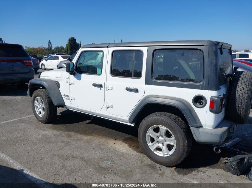 2019 Jeep Wrangler Unlimited Sport S 4X4 VIN: 1C4HJXDN9KW682892 Lot: 40703706