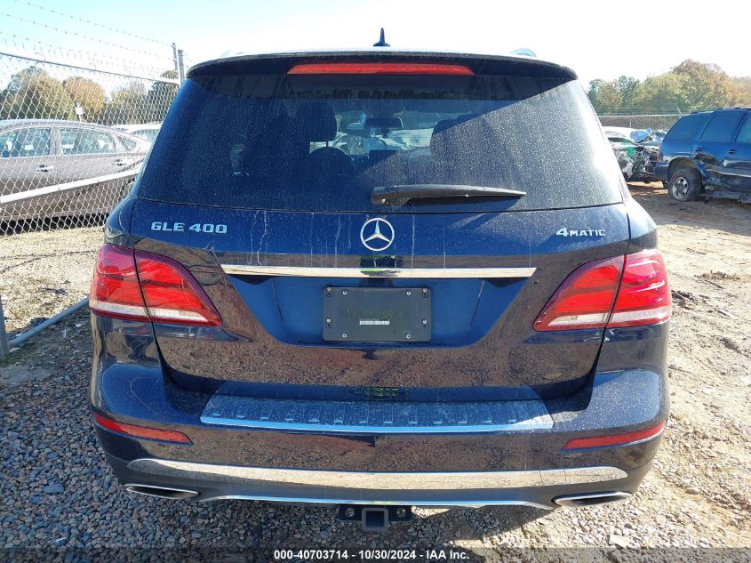 2019 Mercedes-Benz Gle 400 4Matic VIN: 4JGDA5GB3KB206838 Lot: 40703714