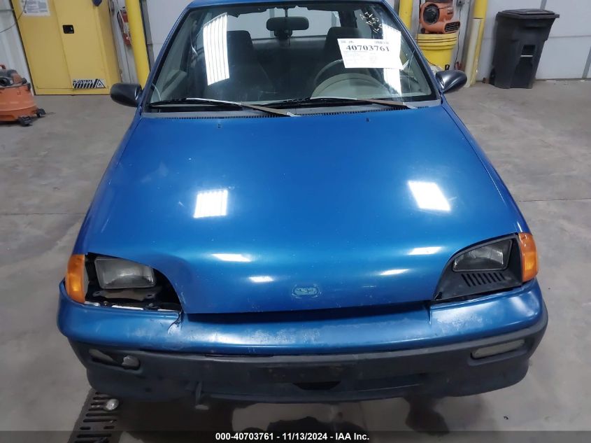 1992 Geo Metro Lsi VIN: 2C1MR2464N6748943 Lot: 40703761