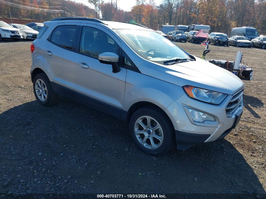 2020 Ford Ecosport Se VIN: MAJ6S3GL3LC314501 Lot: 40703771