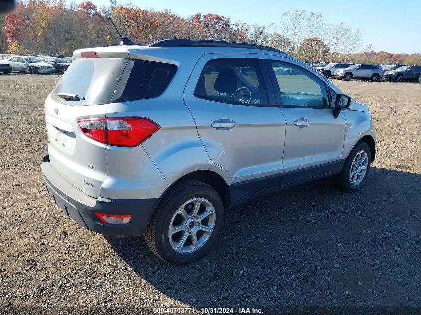 2020 Ford Ecosport Se VIN: MAJ6S3GL3LC314501 Lot: 40703771