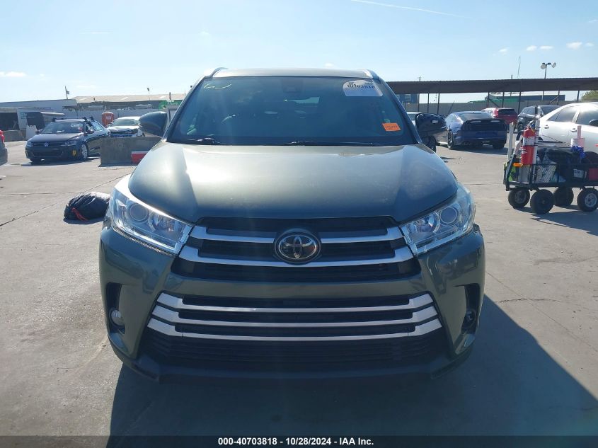 2019 Toyota Highlander Xle VIN: 5TDKZRFH2KS296011 Lot: 40703818