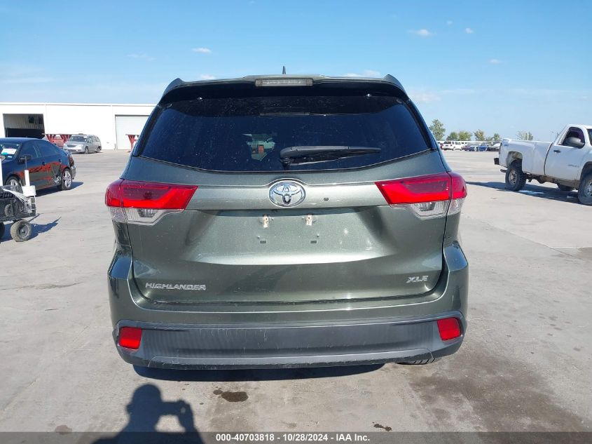 2019 Toyota Highlander Xle VIN: 5TDKZRFH2KS296011 Lot: 40703818