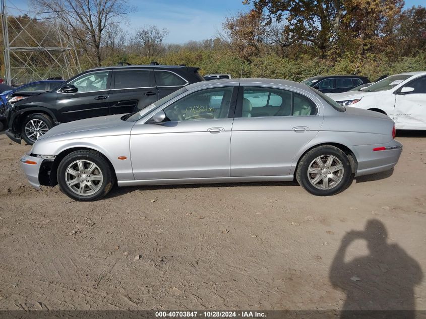 2003 Jaguar S-Type 3.0L V6 VIN: SAJEA01T33FM89525 Lot: 40703847