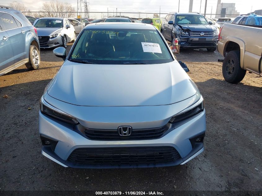 2022 Honda Civic Touring VIN: 2HGFE1F97NH313039 Lot: 40703879